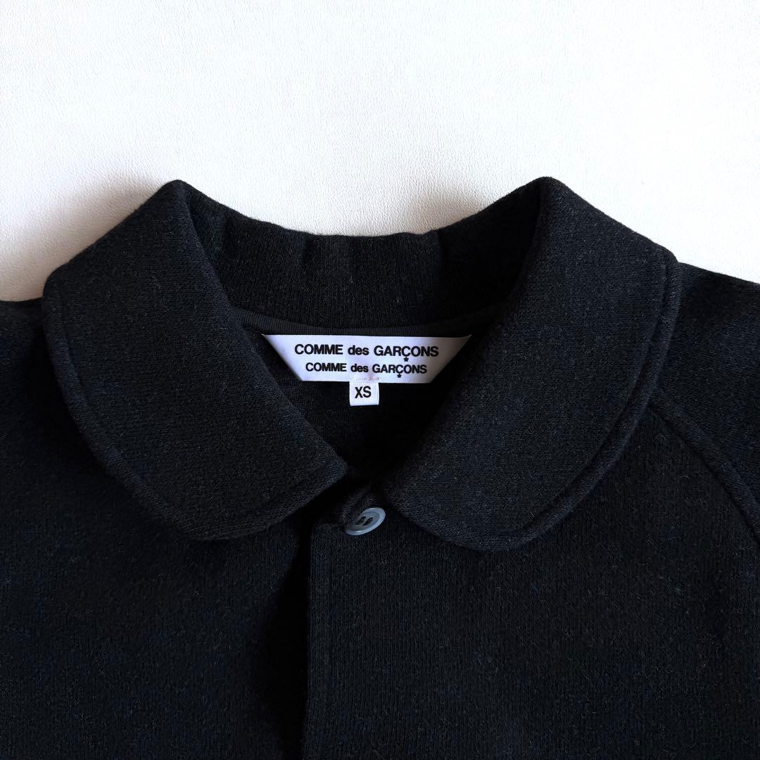 《美品》コムデギャルソン コムコム 丸襟 ワンピース ベルト付き ブラック XS