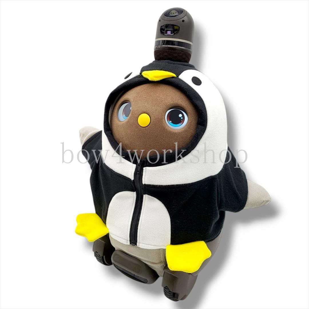 ラボット LOVOT ラボットの服ハンドメイド ペンギンちゃんパーカーブラック