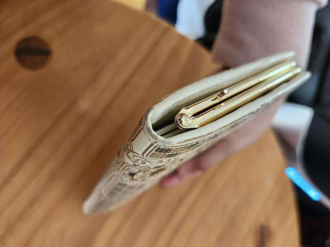 希少　文庫屋大関 予約会限定 廃盤 がま口長財布 カロー ブラック 日本製