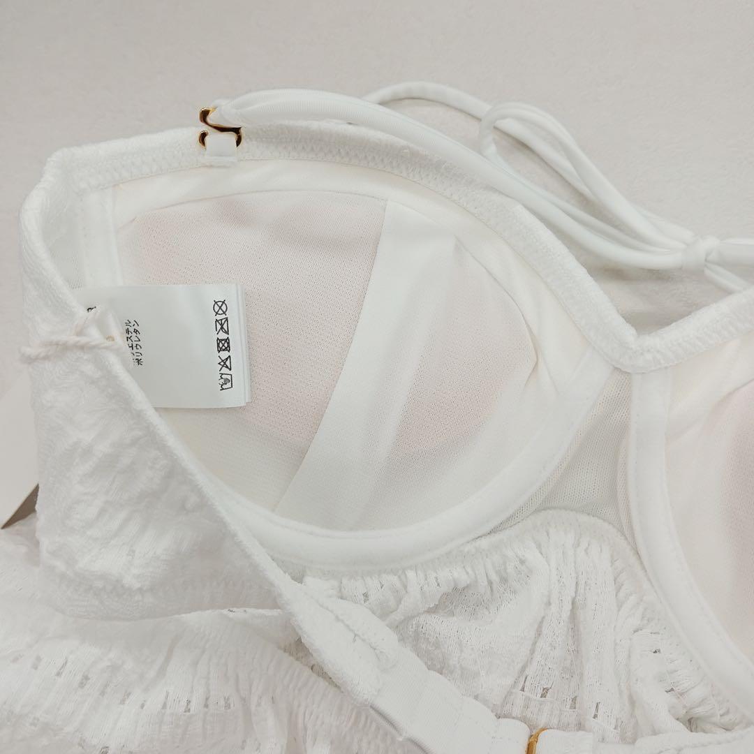 リエンダ バックオープンチュニックビキニ M 白