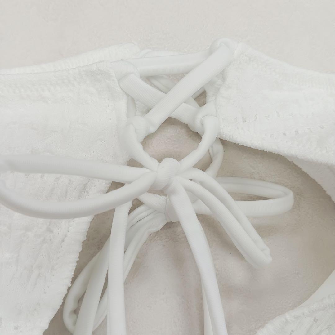 リエンダ バックオープンチュニックビキニ M 白