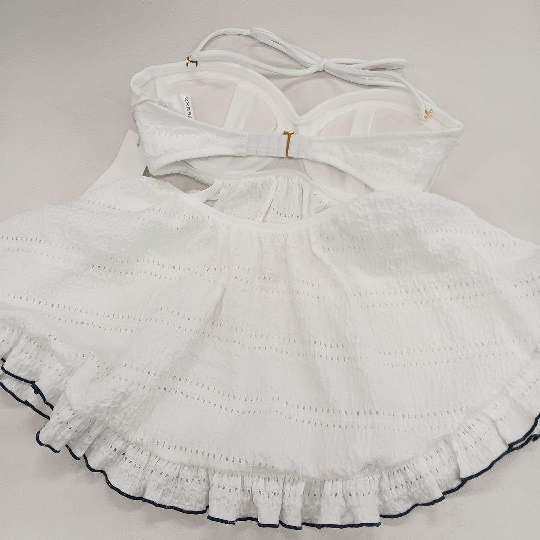 リエンダ バックオープンチュニックビキニ M 白