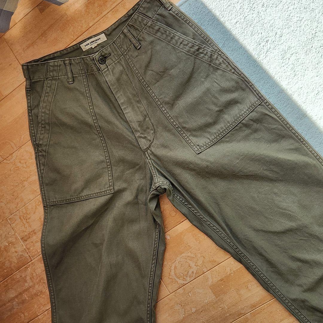 FOB FACTORY F0540 ベイカーパンツ Type2 日本製 美品