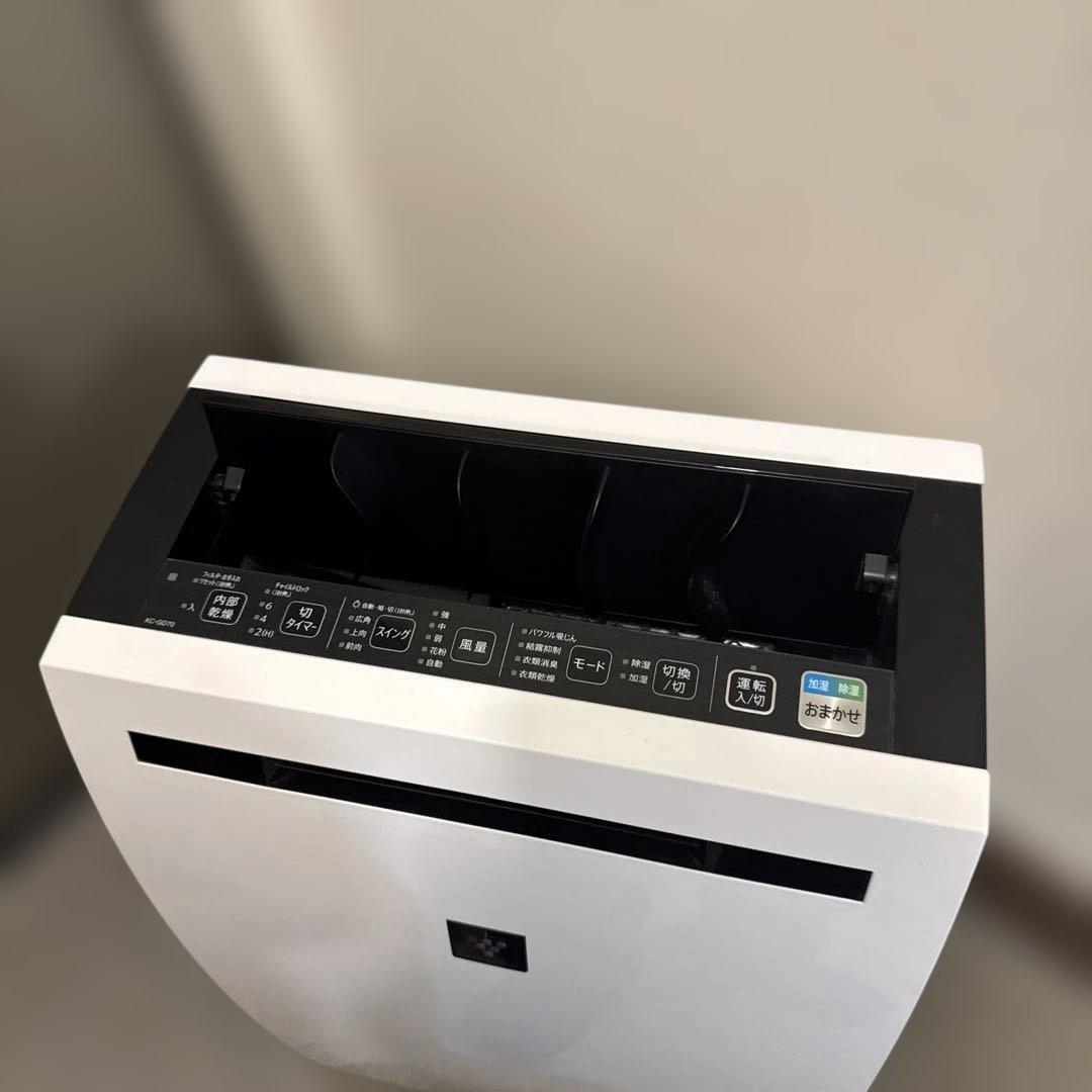 SHARP KC-GD70-W 除加湿空気清浄機 除湿 加湿2016年製