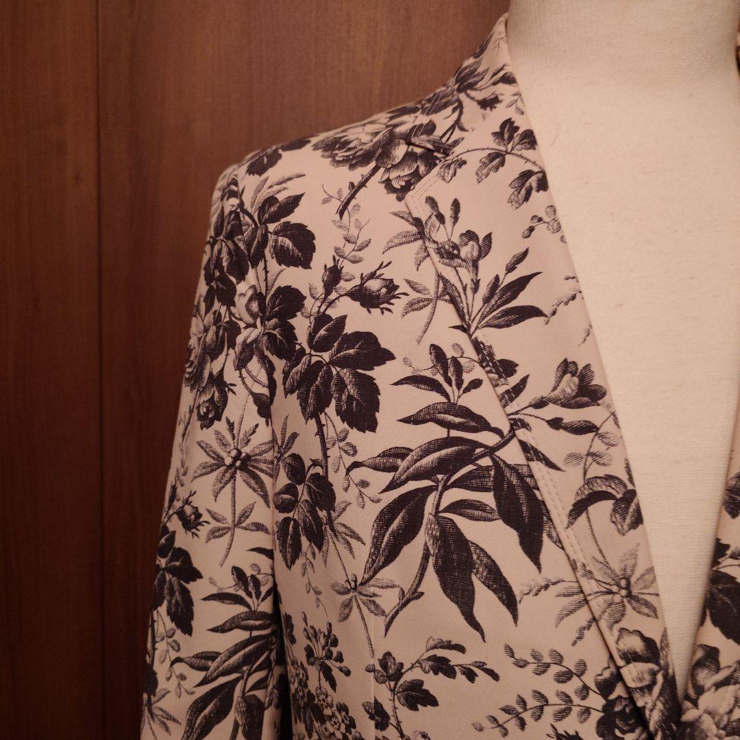 GUCCI.グッチ.花柄テーラードジャケット.