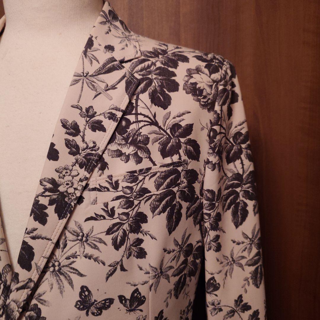 GUCCI.グッチ.花柄テーラードジャケット.