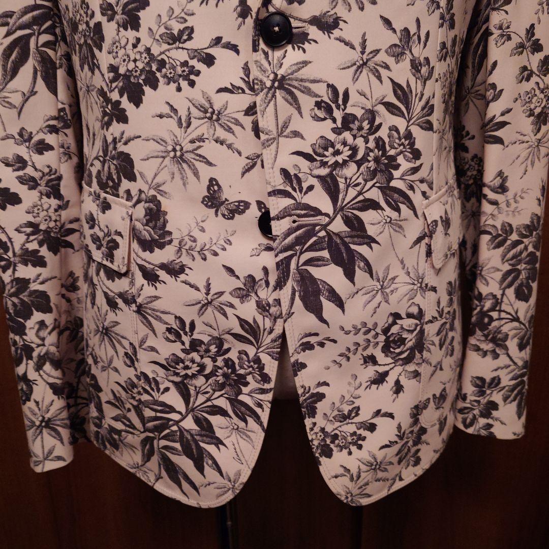 GUCCI.グッチ.花柄テーラードジャケット.