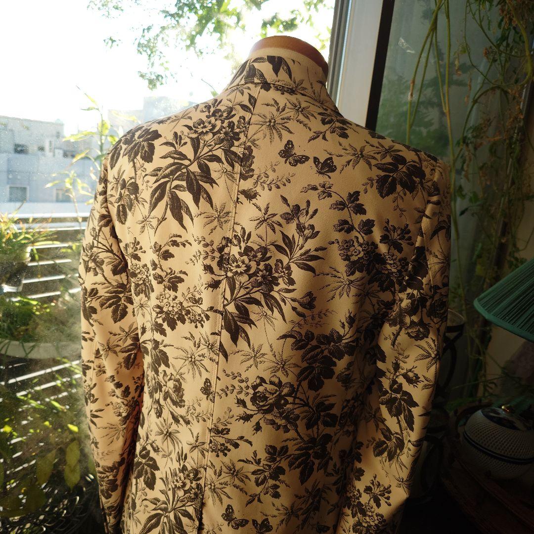 GUCCI.グッチ.花柄テーラードジャケット.
