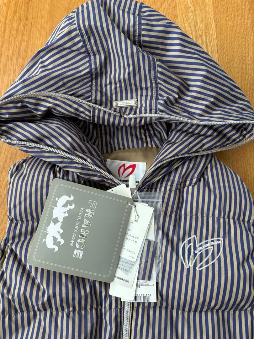 【新品】MASTER BUNNYフード付ダウンベスト　マスターバニーSサイズ