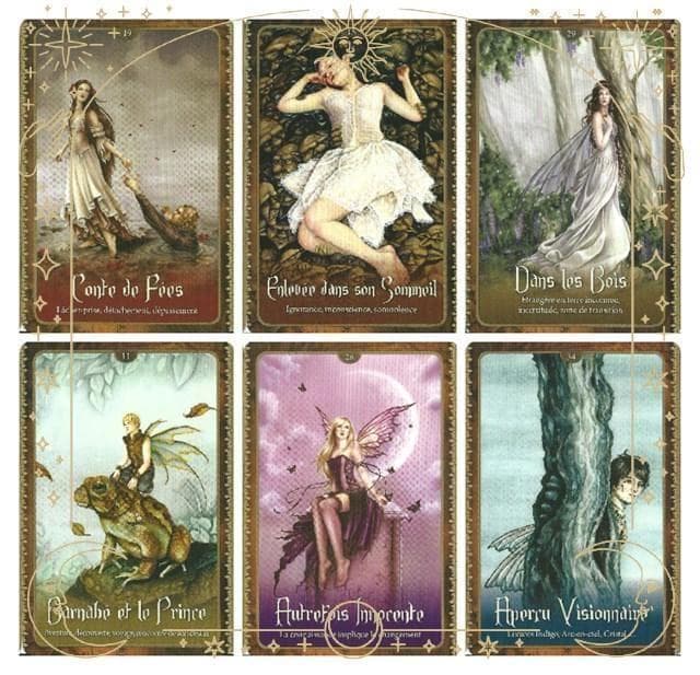 【正規品オラクルカード】美麗イラスト✨幻想的で美しい妖精たちのオラクル／金縁