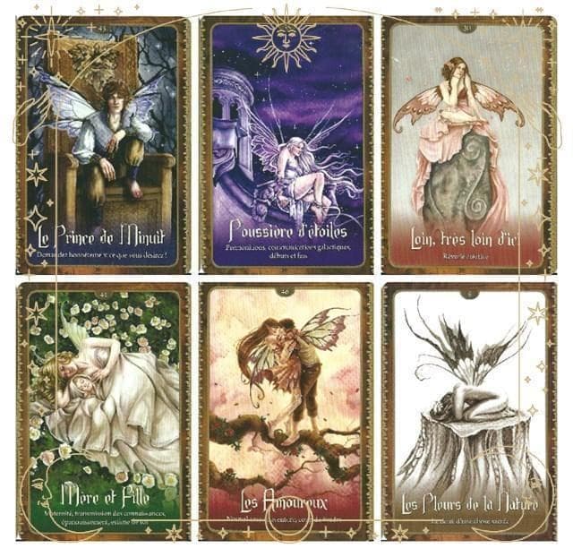 【正規品オラクルカード】美麗イラスト✨幻想的で美しい妖精たちのオラクル／金縁