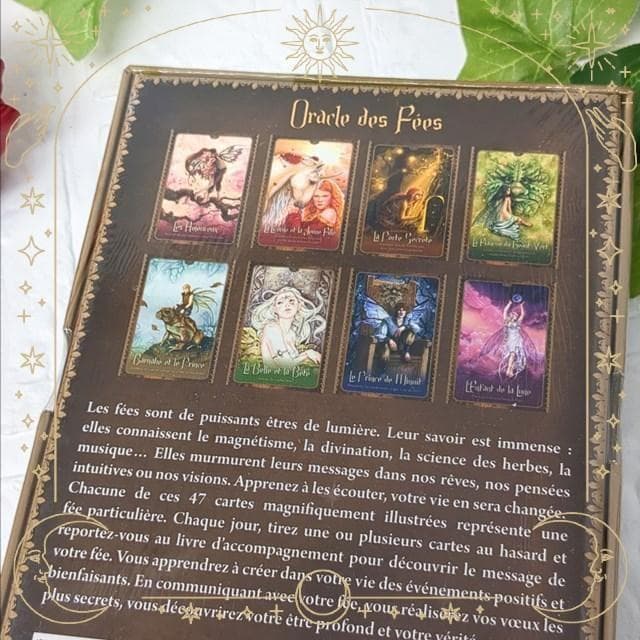 【正規品オラクルカード】美麗イラスト✨幻想的で美しい妖精たちのオラクル／金縁