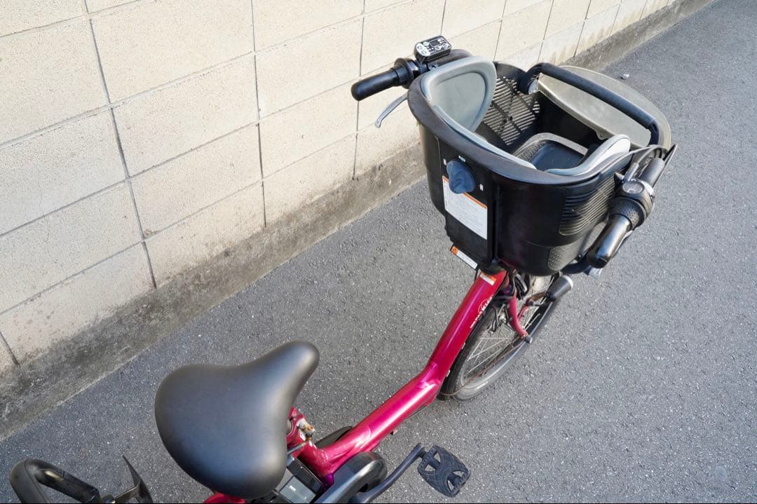 電動自転車 ヤマハ 20インチ 子供乗せ アシスト 中古 011702