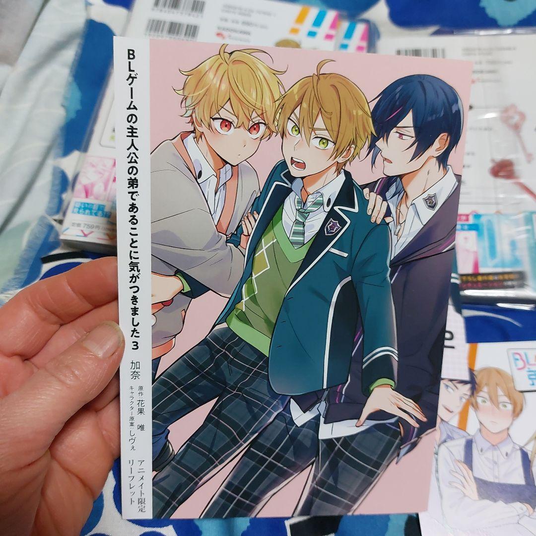 BLゲームの主人公の弟であることに気がつきました. 既刊全巻　アニメイト特典付き
