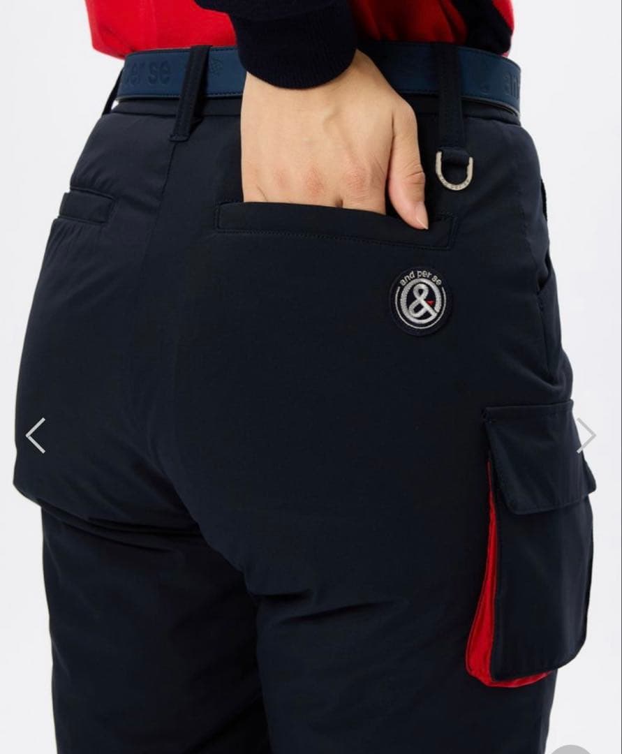 新品未使用 and per se アンパスィ エアロカプセル中綿パンツ L