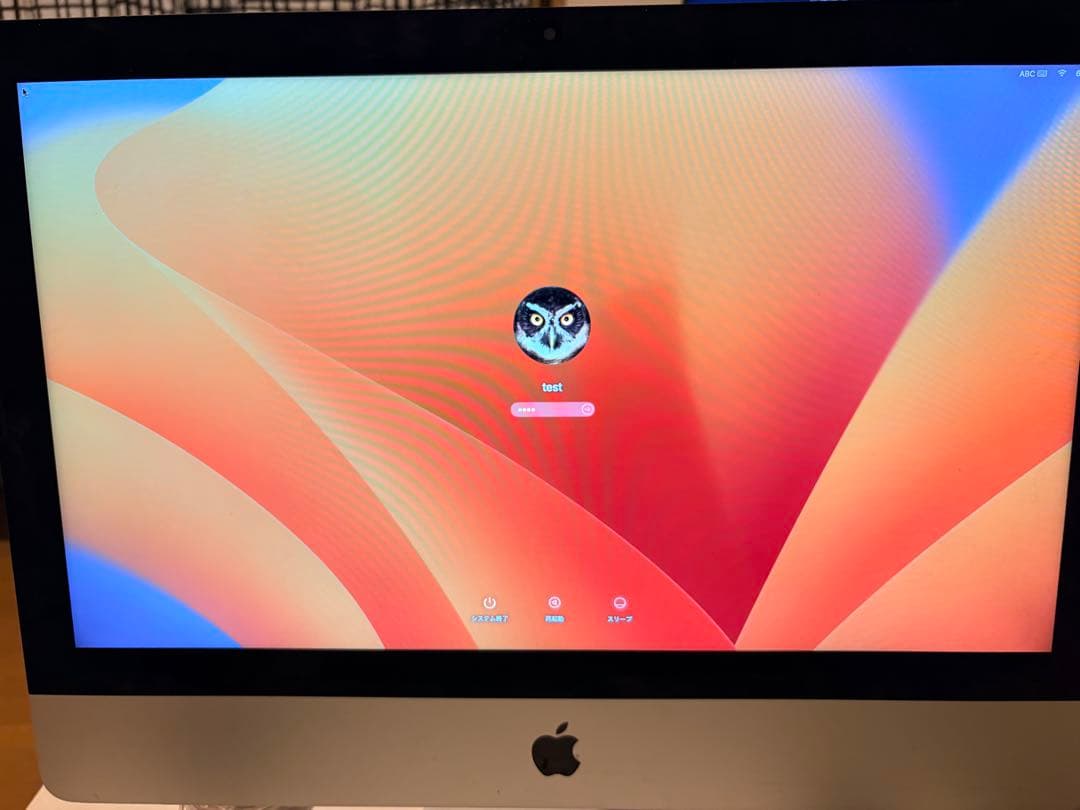 Apple iMac late 2017 21.5” 2T SSD 状態不安定