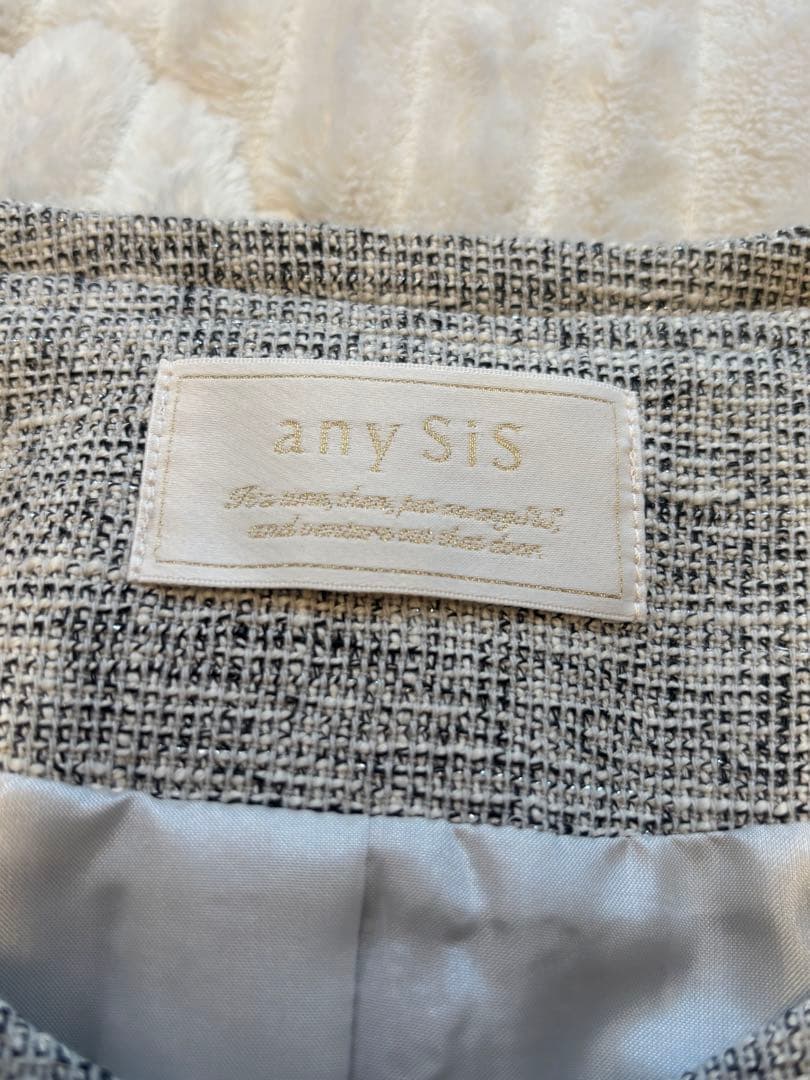 anySiS ツイードジャケット Lサイズ