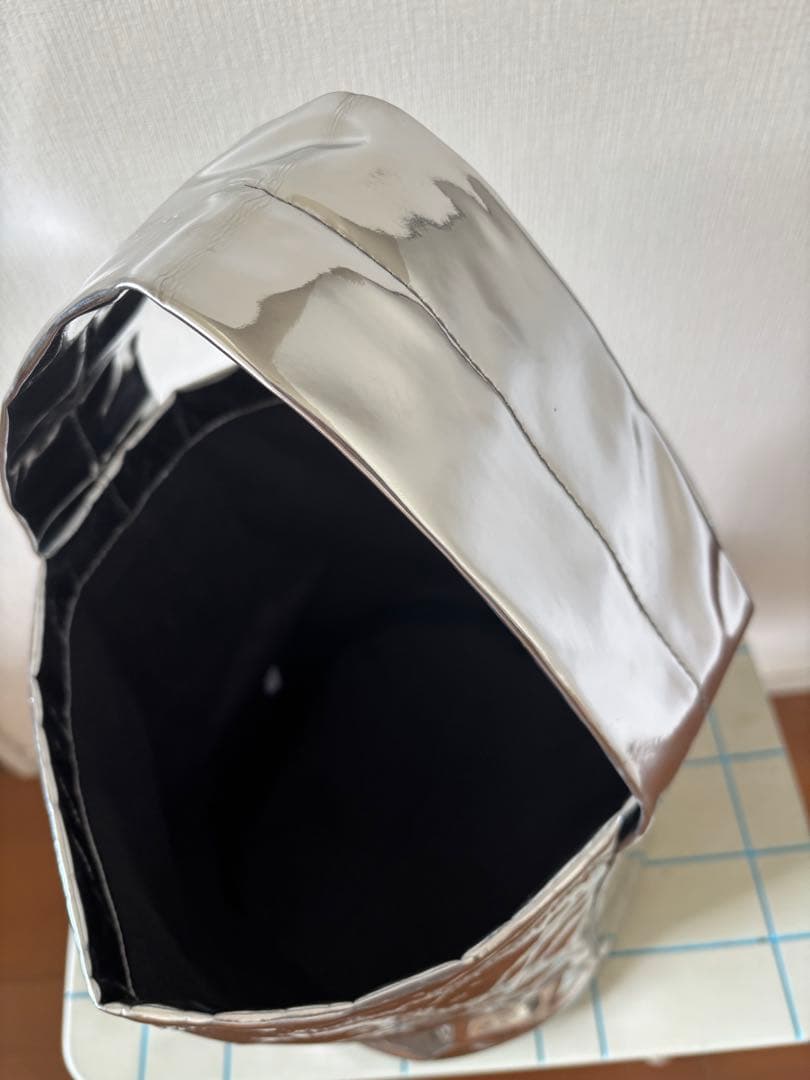 新品未使用　burself cecechic ミラーバスケット　シルバー