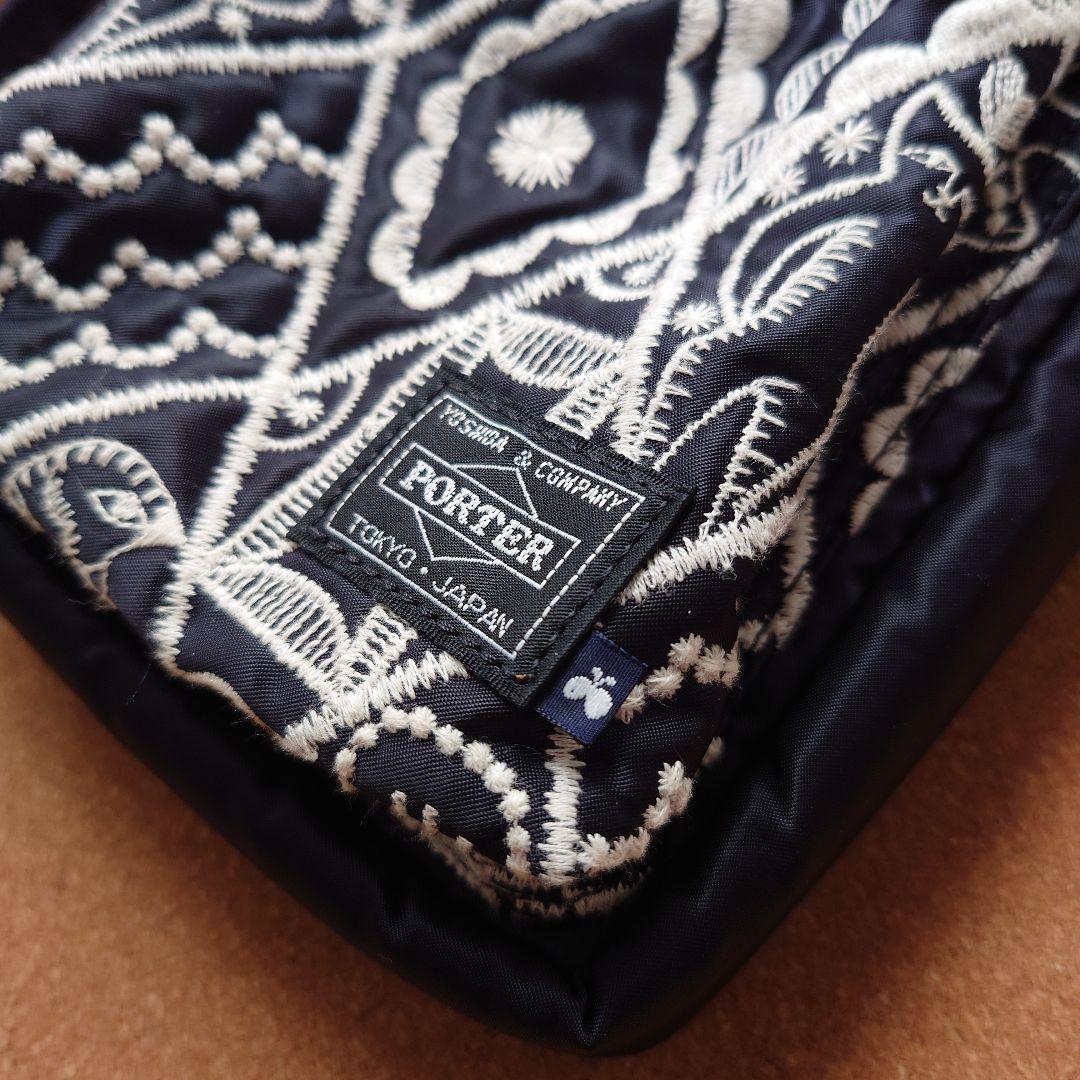 ミナペルホネン×ポーター ショルダーバッグsymphony 紺