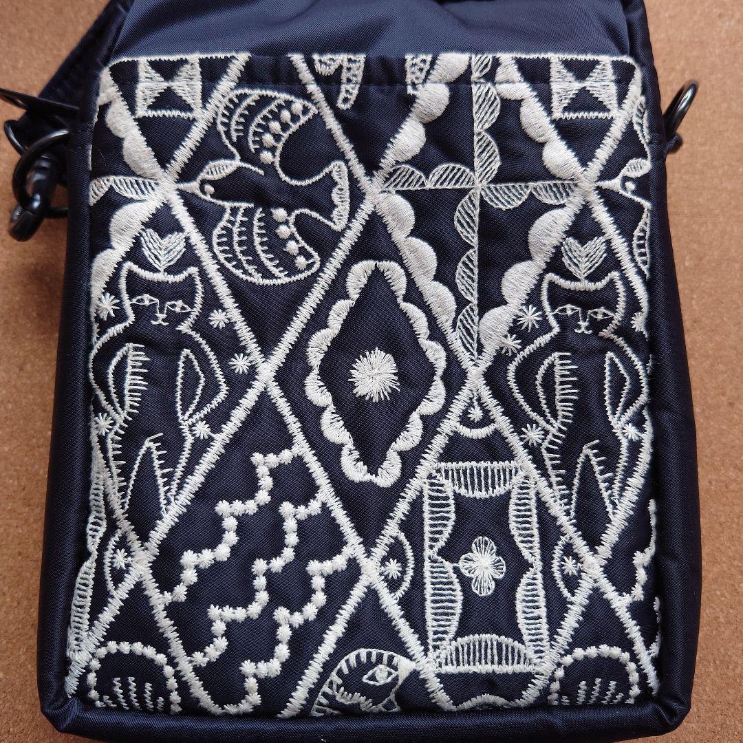 ミナペルホネン×ポーター ショルダーバッグsymphony 紺