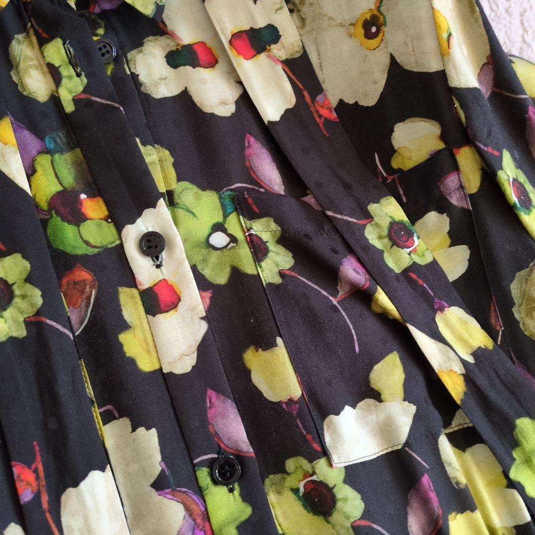 ANAYI　アナイ　ボタニカル　シャツワンピース　38号