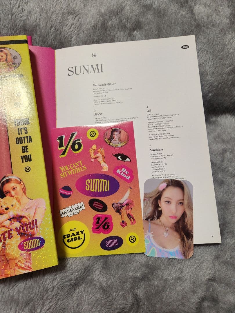 sunmi ソンミ cd アルバム 1/6 warning full moon