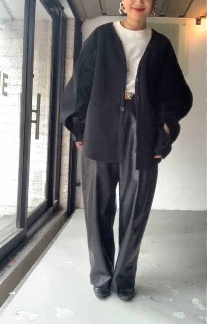 s2点おまとめ♡RUMCHEボンディングジャケット+スウェットネイビー