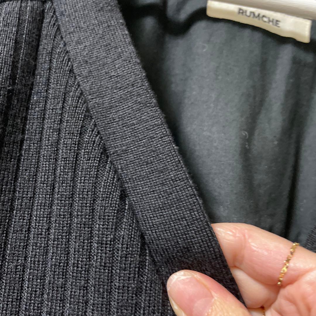 s2点おまとめ♡RUMCHEボンディングジャケット+スウェットネイビー