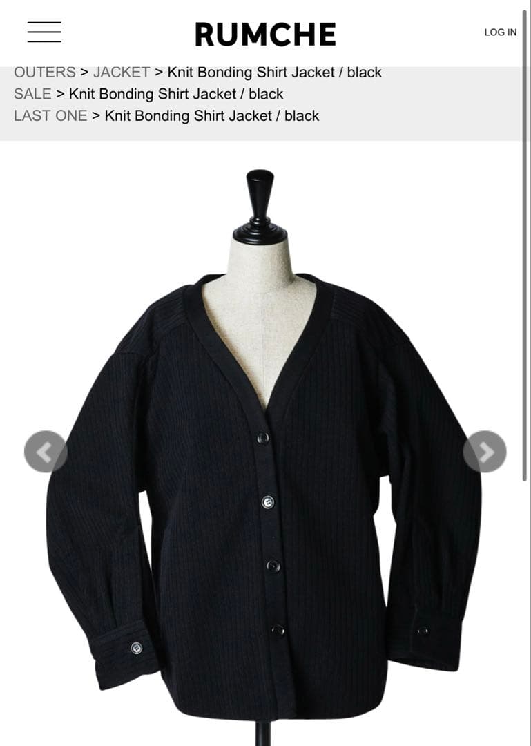 s2点おまとめ♡RUMCHEボンディングジャケット+スウェットネイビー