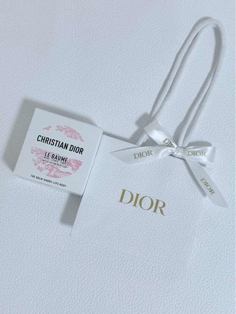 【新品未使用】ディオール ルボーム 限定トワル ドゥ ジュイ ホルダー付き