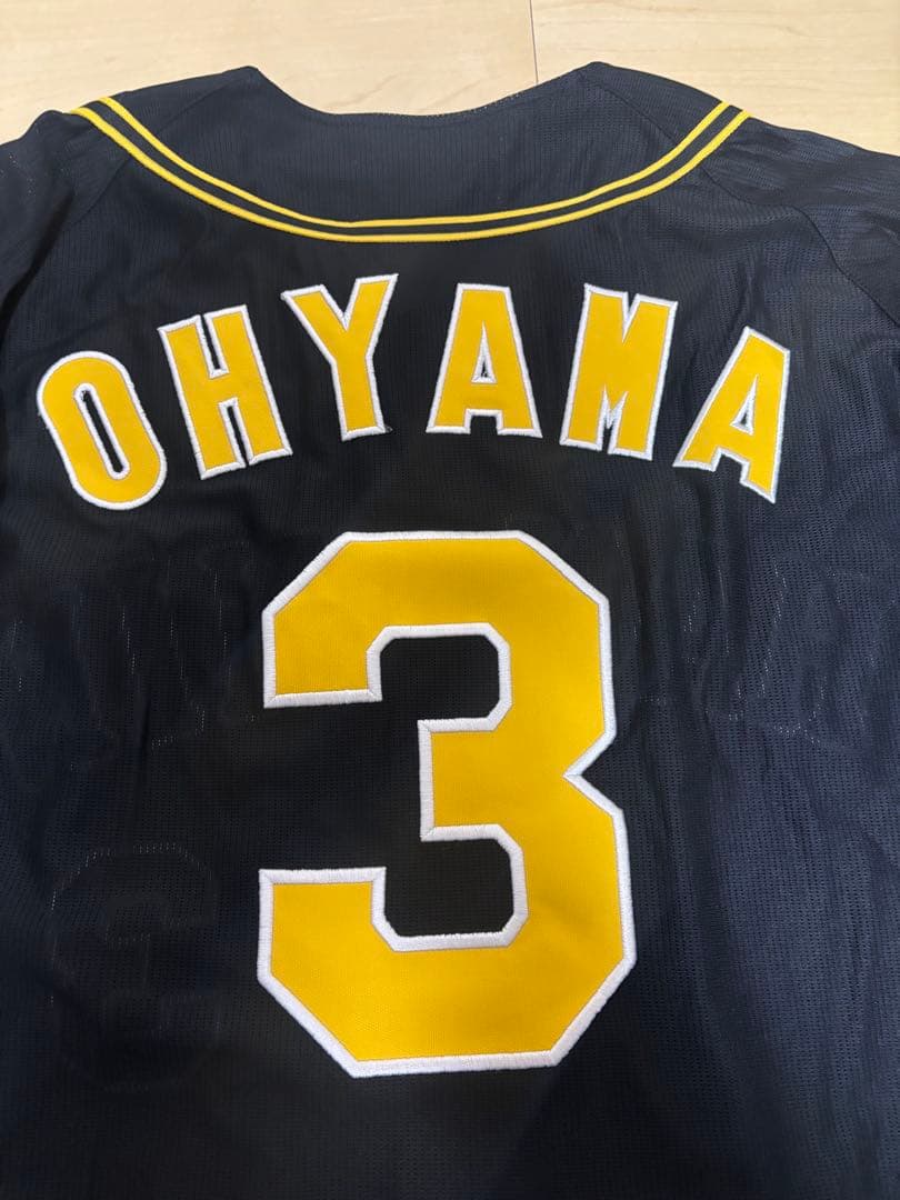 阪神タイガース 大山悠輔 ユニフォーム ビジター O XLブラック