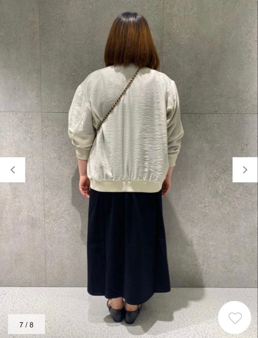 23区　【洗える】シアーブルゾン 46