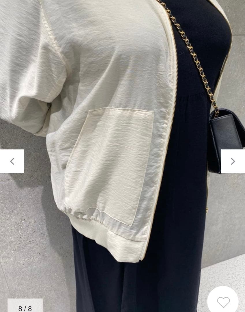 23区　【洗える】シアーブルゾン 46