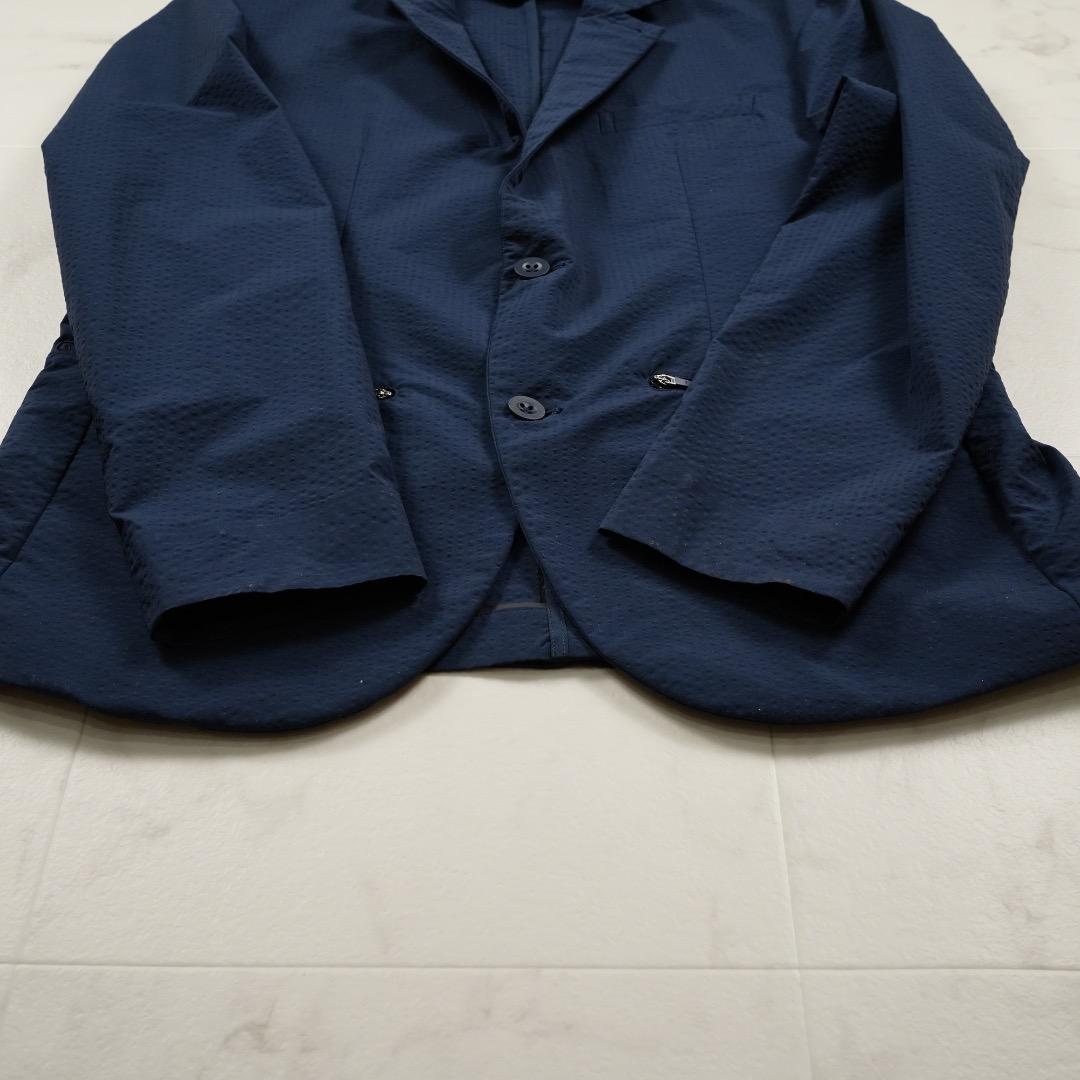 adidas シアサッカー セットアップ ネイビー 3XL 大きいサイズ