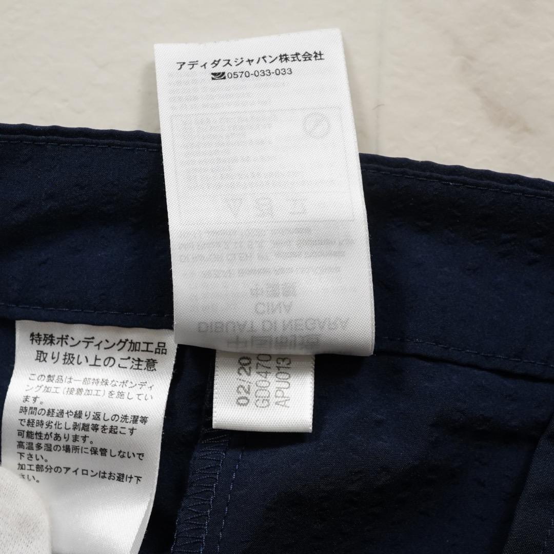 adidas シアサッカー セットアップ ネイビー 3XL 大きいサイズ