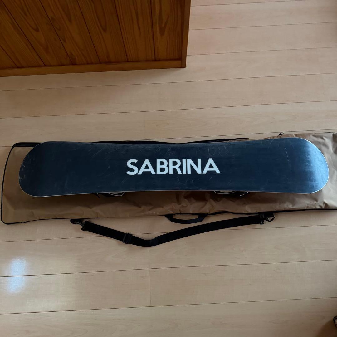 SABRINAスノーボード ビンディング付き