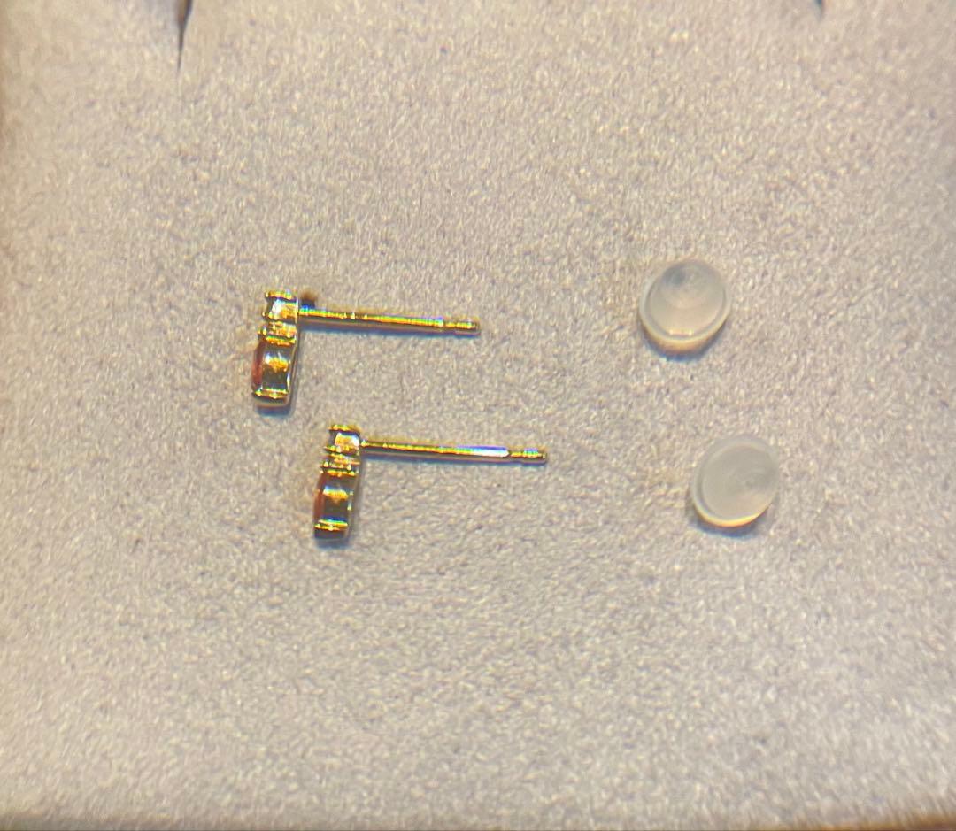 美品☆BELLESIORAベルシオラ K18 ダイヤモンド サファイア ピアス