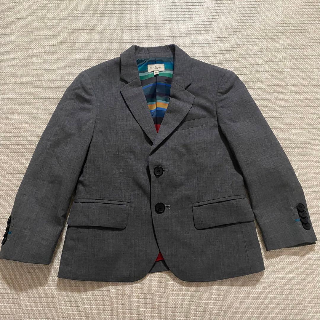 【ポールスミス】フォーマルスーツ　セレモニー　ストライプ　シルク混　入園式