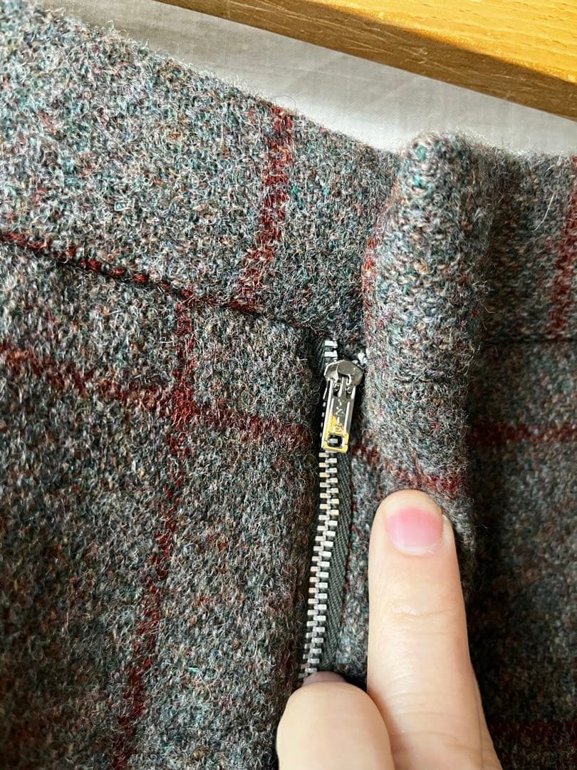 POLO ralph laulen ツイード　チェックウール スラックス