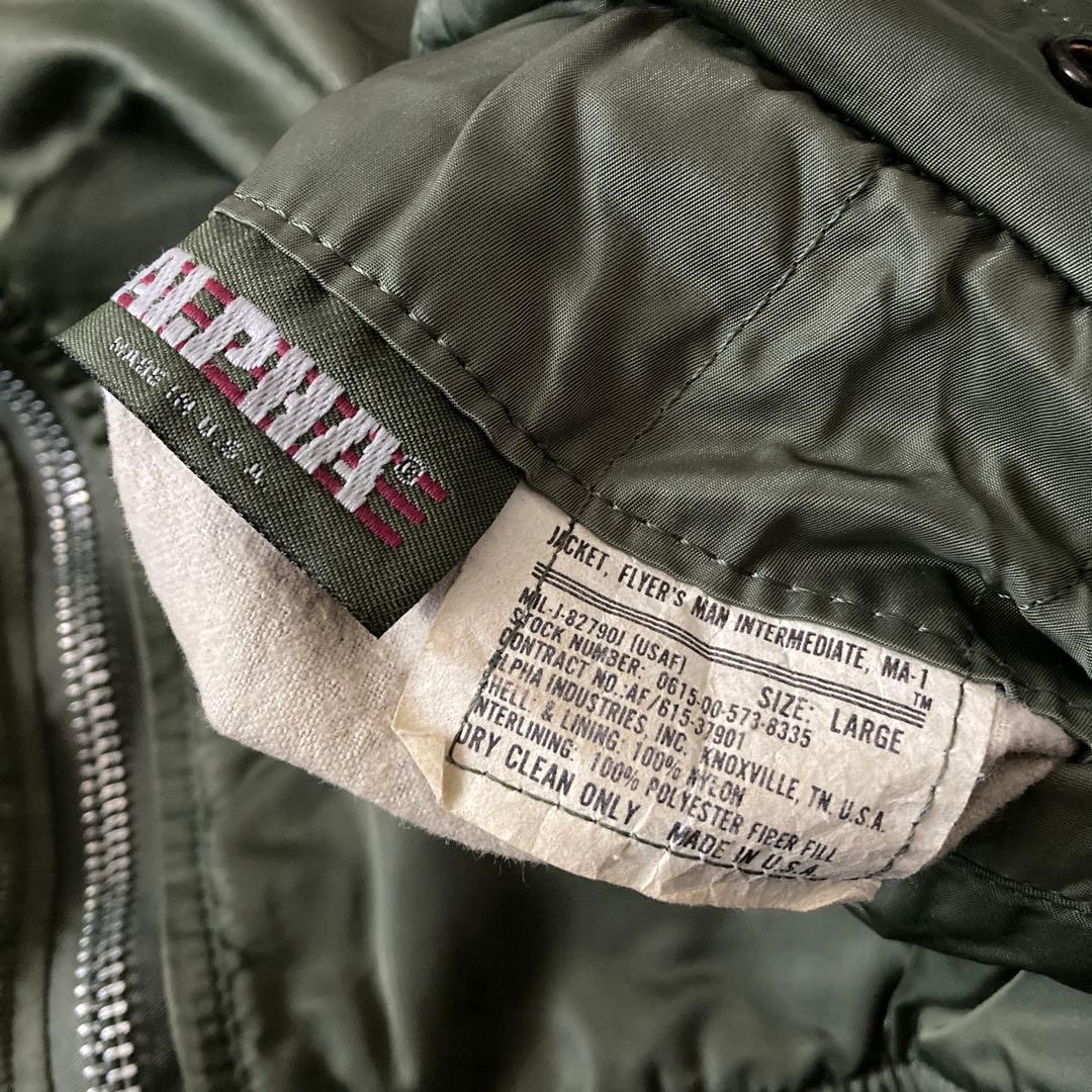 ジャケット・アウター 1980s ALPHA MA-1 FLIGHT JACKET