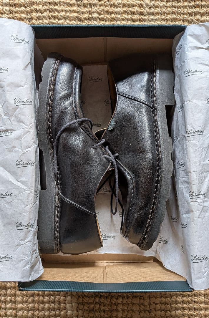 パラブーツ ミカエル Lis Noir 29.5cm/EU 45/UK 11