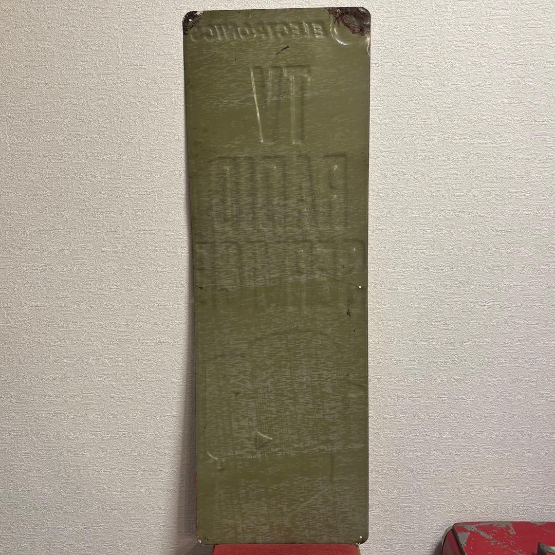 専用✴︎レア✴︎【ゼネラルエレクトリック】TV&RADIO 真空管　ヴィンテージ看板