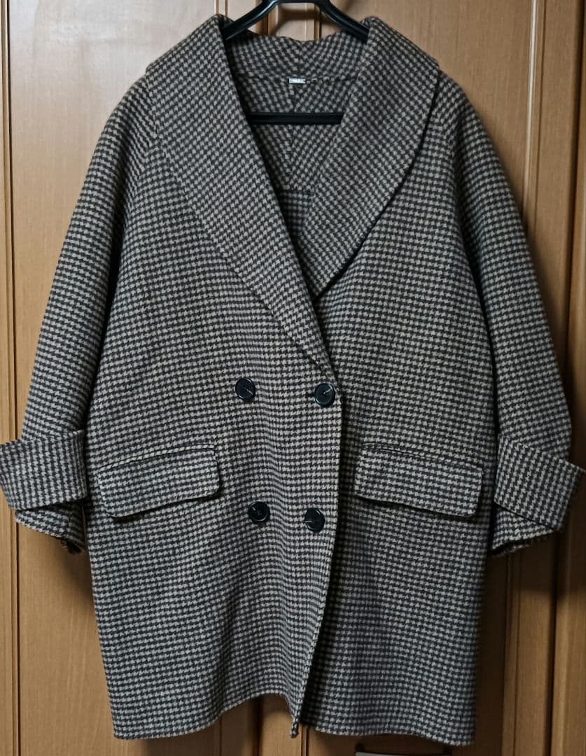 川口春奈着用!!Mila Owen☆接結ハーフ丈Ａラインコート