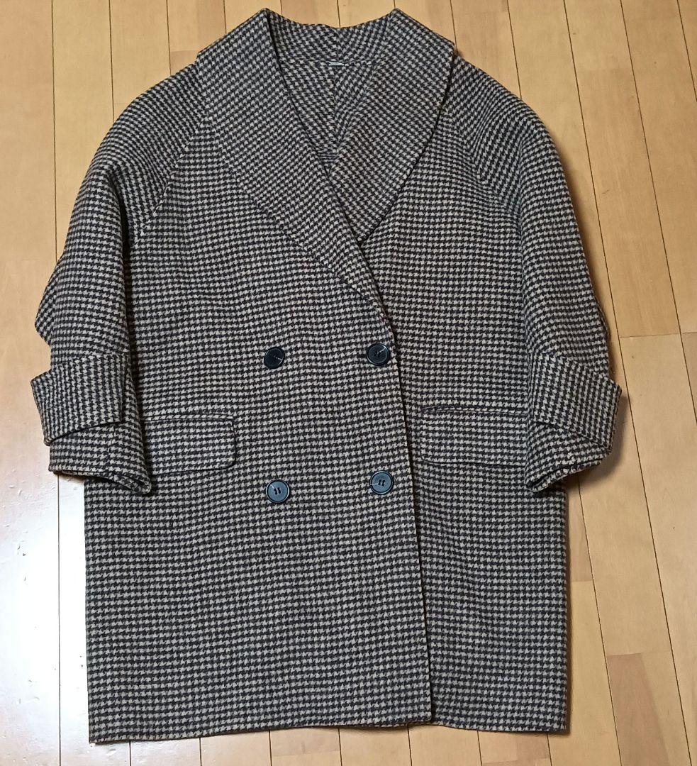 川口春奈着用!!Mila Owen☆接結ハーフ丈Ａラインコート