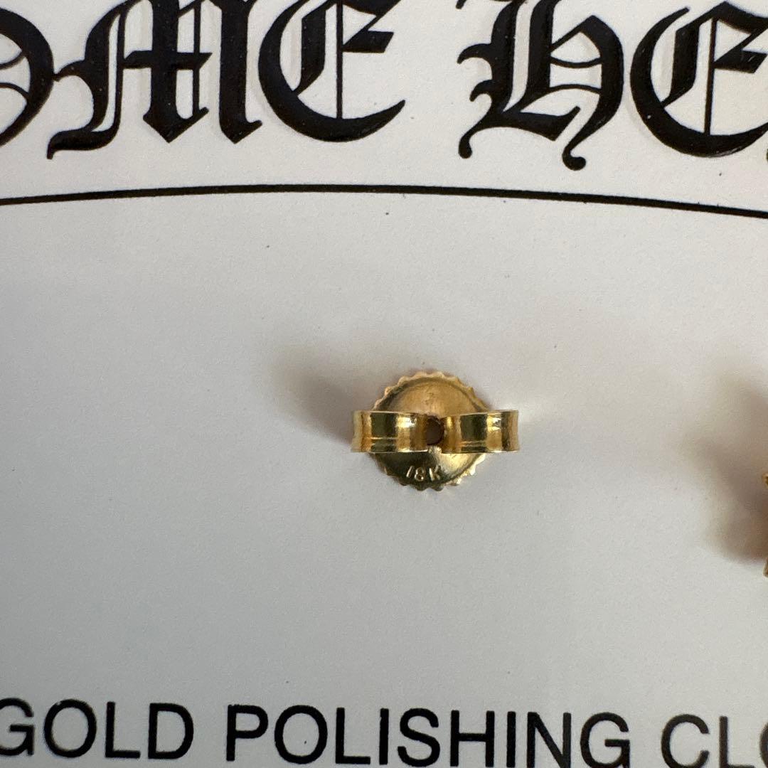 CHROME HEARTS 22Kゴールドスター型ピアス