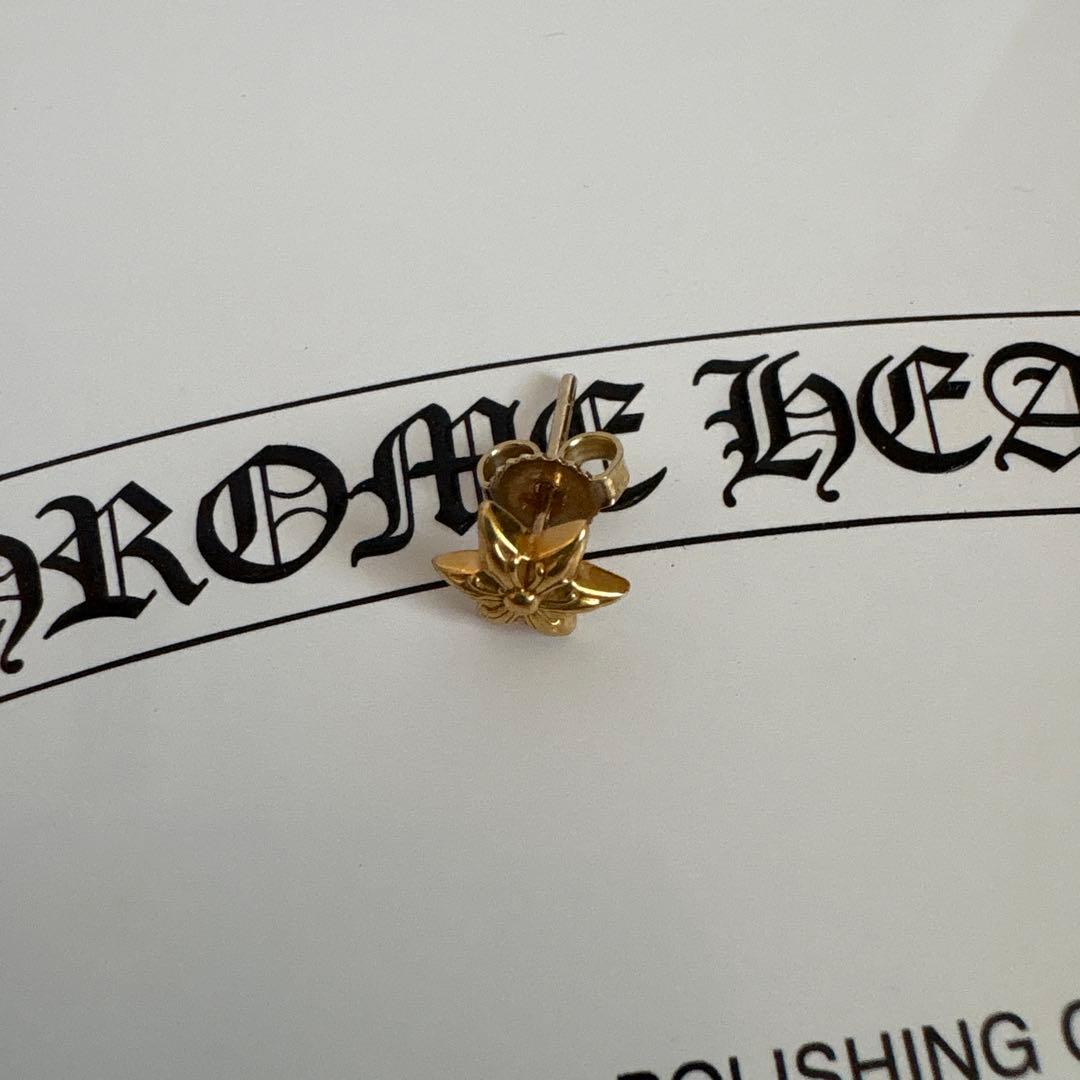 CHROME HEARTS 22Kゴールドスター型ピアス