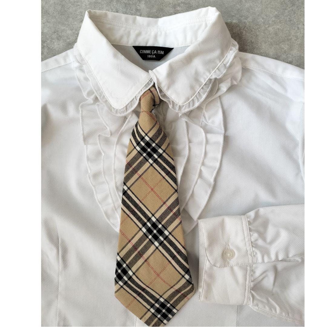 極美品 卒服　女の子160/165　ノバチェック風 フォーマル4点　金釦 卒業式