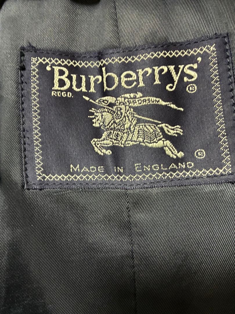 80s 英国製Burberrys カシミヤ100% ウールコート