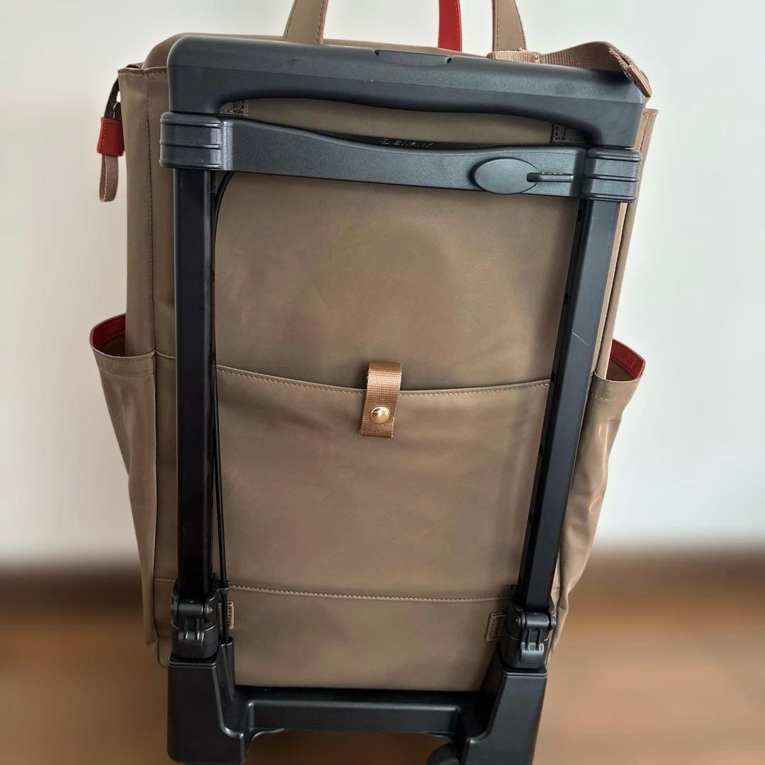 【中古品】スワニー 2way SWANY 4輪 キャリーバッグ バッグ取外し可