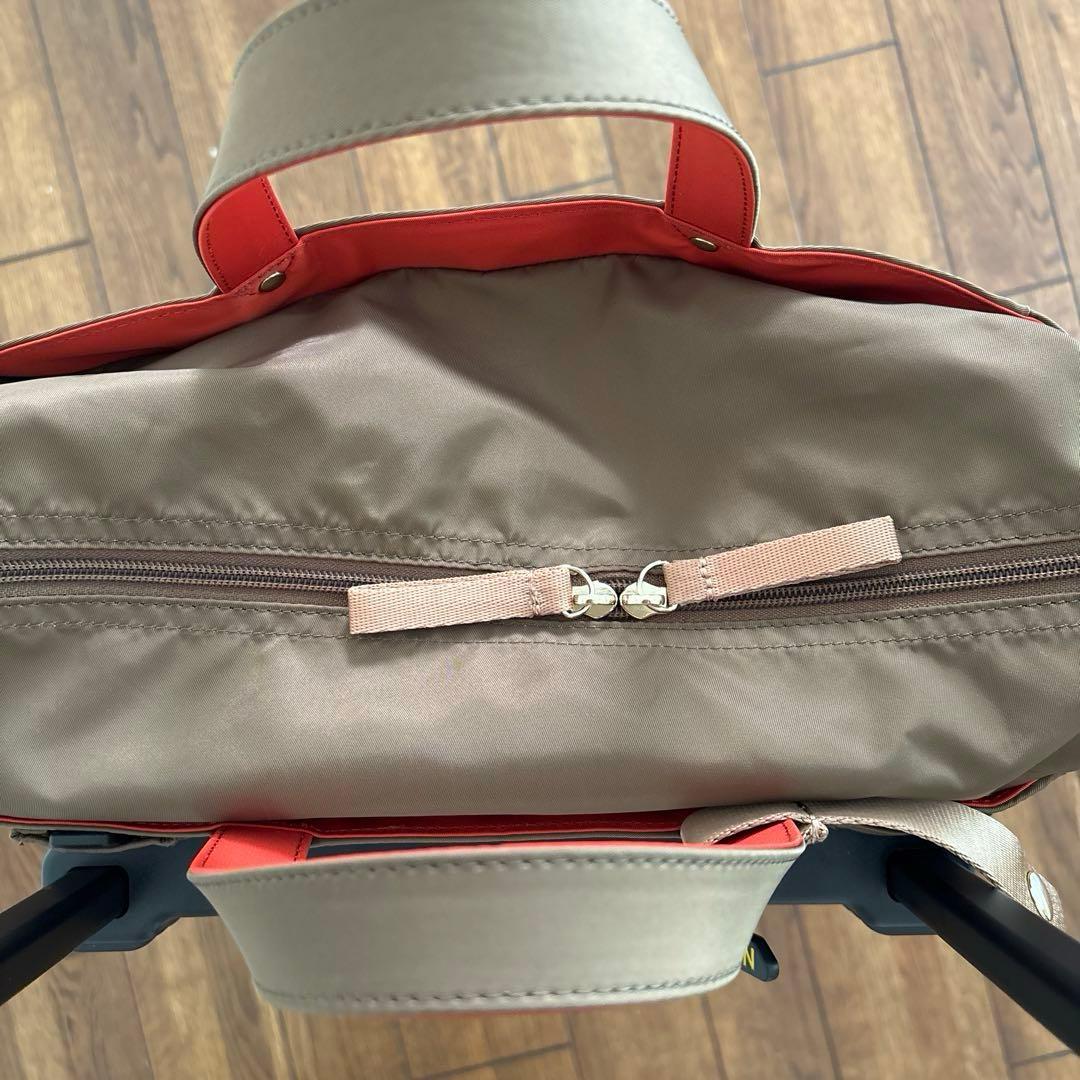 【中古品】スワニー 2way SWANY 4輪 キャリーバッグ バッグ取外し可